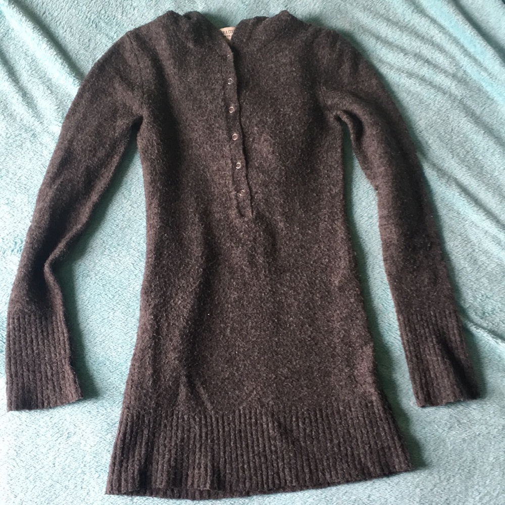 Soft Grey Hooded Pullover